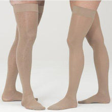 Load image into Gallery viewer, Sigvaris 230 Black Thigh High 30-40mmHg Compression Hose
