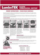 Load image into Gallery viewer, LumboTEK Lumbosacral Support 2895 w/ Rigid anterior and posterior inserts
